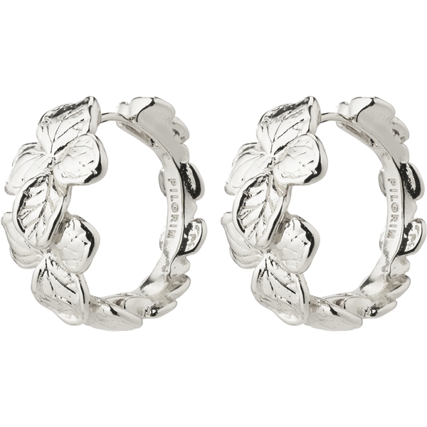 14233-6023 ECHO Hoop Silver Earrings (Billede 1 af 3)