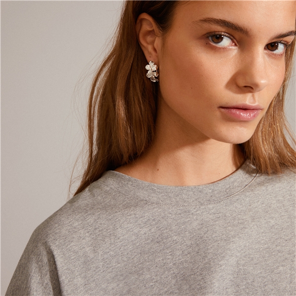 14233-6023 ECHO Hoop Silver Earrings (Billede 3 af 3)