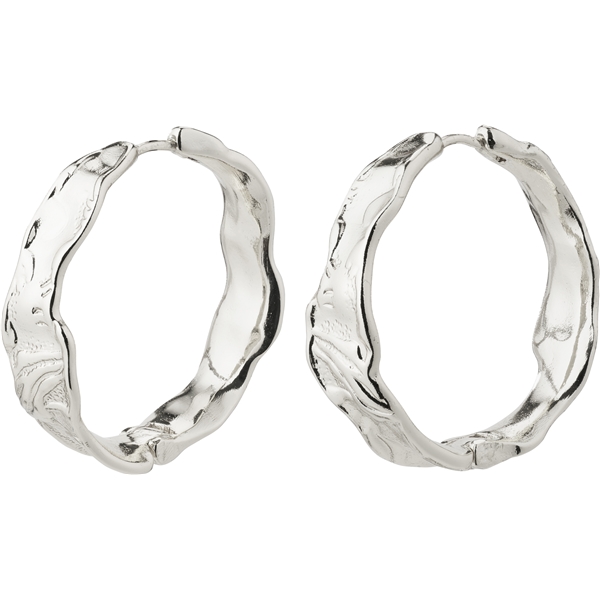 28233-6003 JULITA Hoop Silver Earrings (Billede 1 af 3)