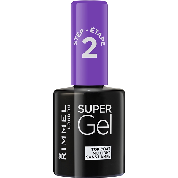 Rimmel Supergel Nailpolish Top Coat (Billede 1 af 2)