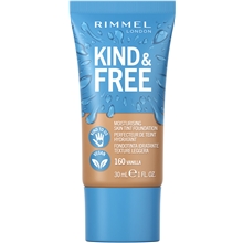 30 ml - No. 160 Vanilla - Rimmel Kind & Free Skin Tint Foundation