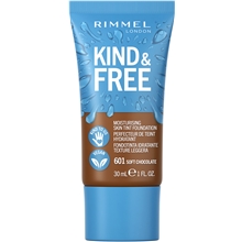 30 ml - No. 601 Soft Chocolate - Rimmel Kind & Free Skin Tint Foundation