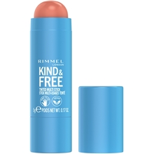 5 gram - No. 002 Peachy Cheeks  - Rimmel Kind & Free Multi Stick