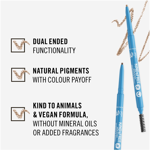 Rimmel Kind & Free Eyebrow Pencil (Billede 7 af 8)