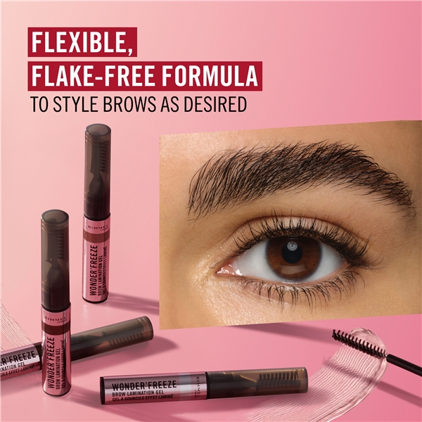 RIMMEL Wonder Freeze - Brow Lamination Gel (Billede 8 af 9)