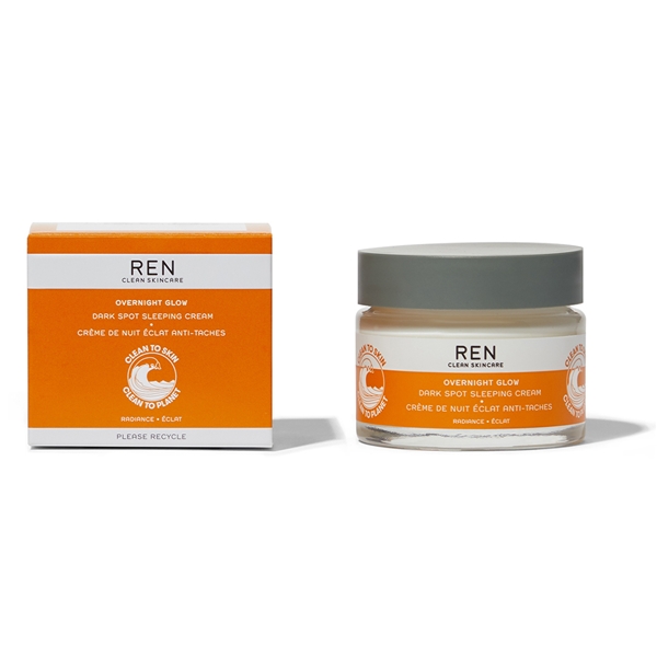 REN Radiance Overnight Dark Spot Sleeping Cream (Billede 2 af 6)