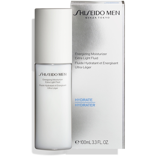 Shiseido Men Energizing Moisturizer Extra Light (Billede 2 af 4)