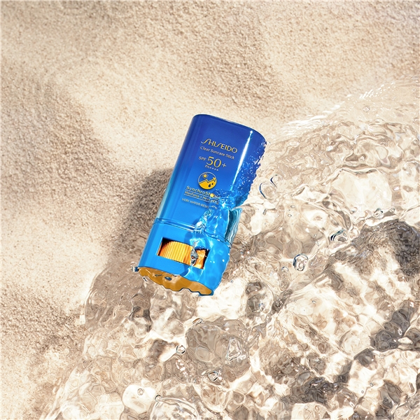 Shiseido SPF 50+ Clear Sunscreen Stick (Billede 4 af 4)