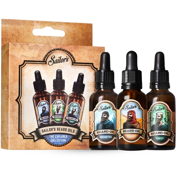 Sailor's Beard Oils - The Explorer Collection (Billede 1 af 3)