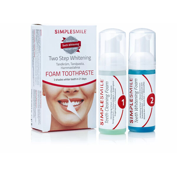 SimpleSmile Dual Foam Whitening Toothpaste (Billede 1 af 3)