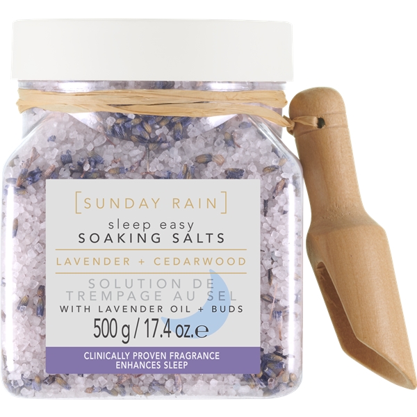 Sunday Rain Sleep Easy Soaking Salts (Billede 1 af 2)