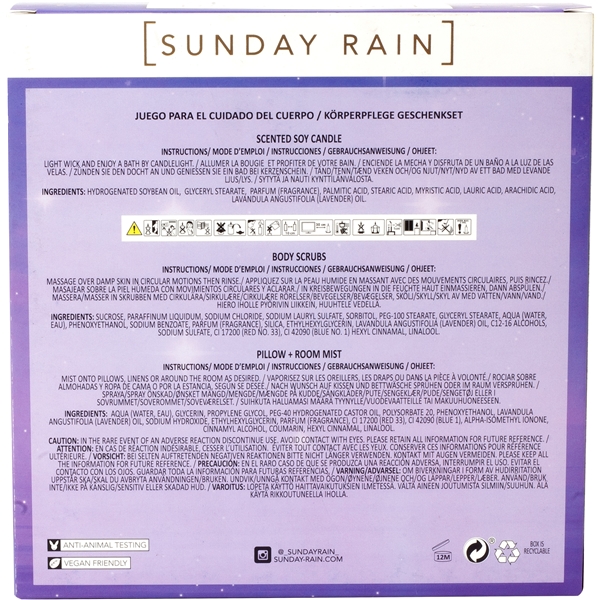Sunday Rain Time to Rest Set (Billede 2 af 4)