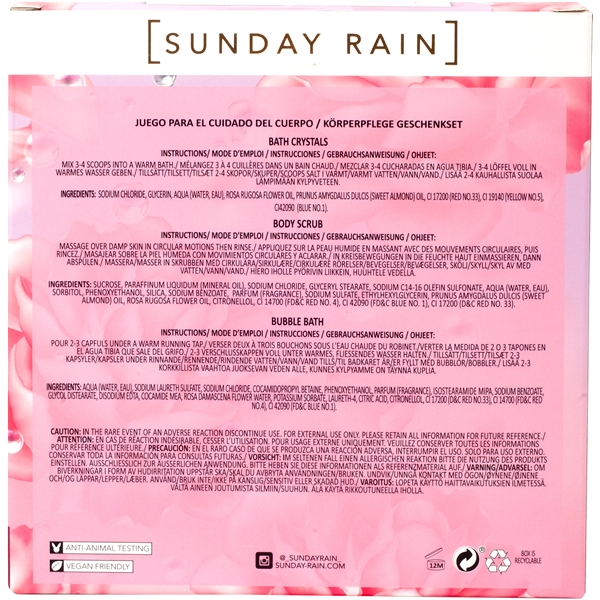 Sunday Rain Time For Calm Set (Billede 2 af 4)