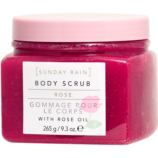 Sunday Rain Rose Body Scrub (Billede 2 af 3)