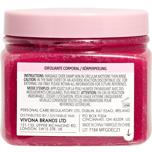 Sunday Rain Rose Body Scrub (Billede 3 af 3)