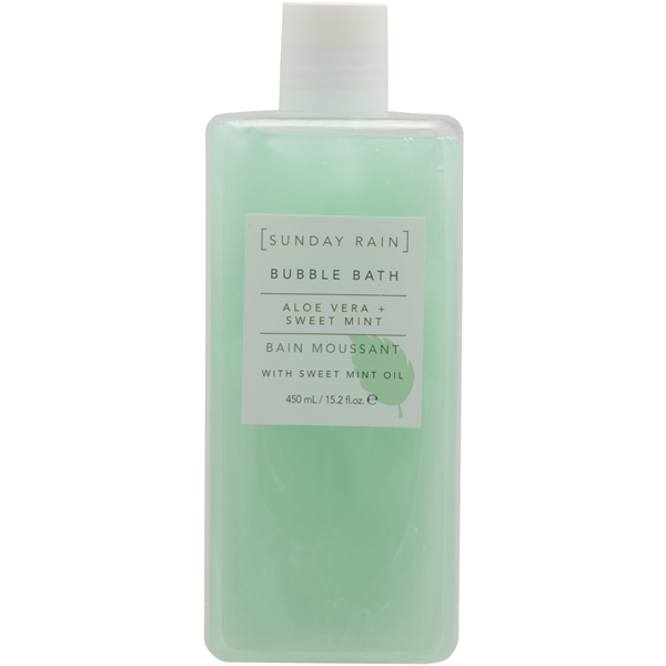 Sunday Rain Aloe & Sweet Mint Bubble Bath (Billede 1 af 3)