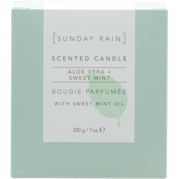 Sunday Rain Aloe & Sweet Mint Candle (Billede 4 af 5)