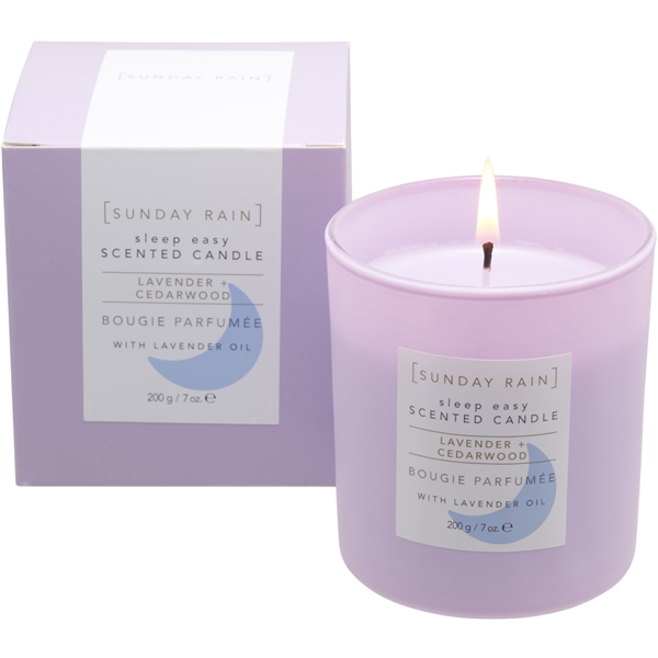 Sunday Rain Sleep Easy Lavendel Candle (Billede 2 af 5)