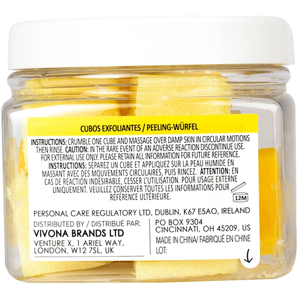 Chamomile & Ylang Ylang Exfoliating Cubes (Billede 3 af 3)