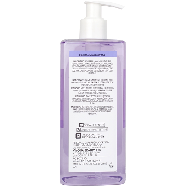 Sunday Rain Sleep Easy Body Wash (Billede 2 af 2)