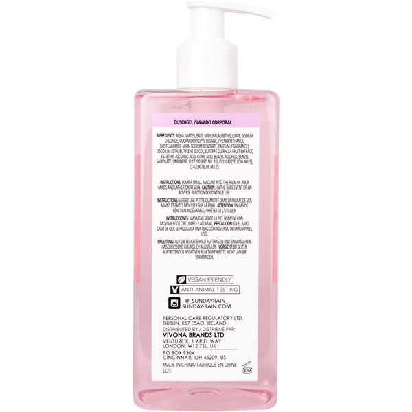Sunday Rain Acai Berry Body Wash (Billede 2 af 3)
