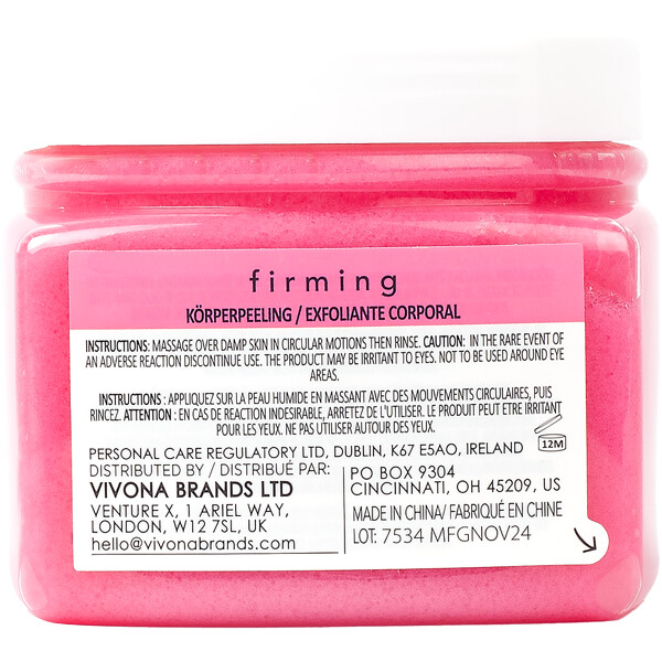 Pink Grapefruit & Sea Salt Body Scrub (Billede 5 af 8)