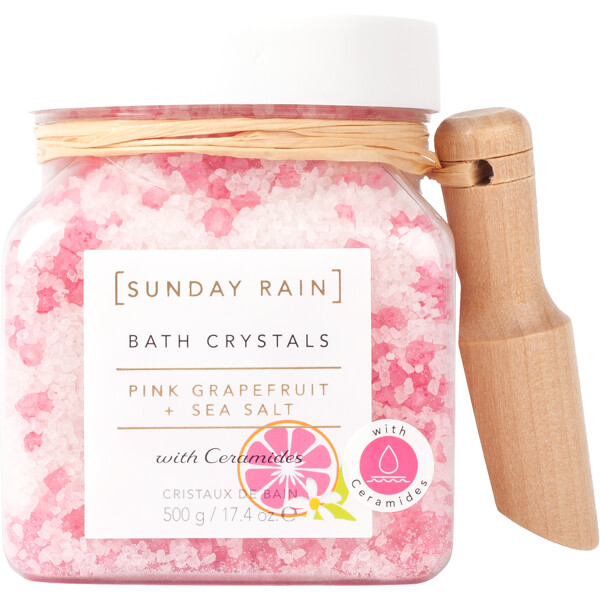 Pink Grapefruit & Sea Salt Bath Crystals (Billede 1 af 5)