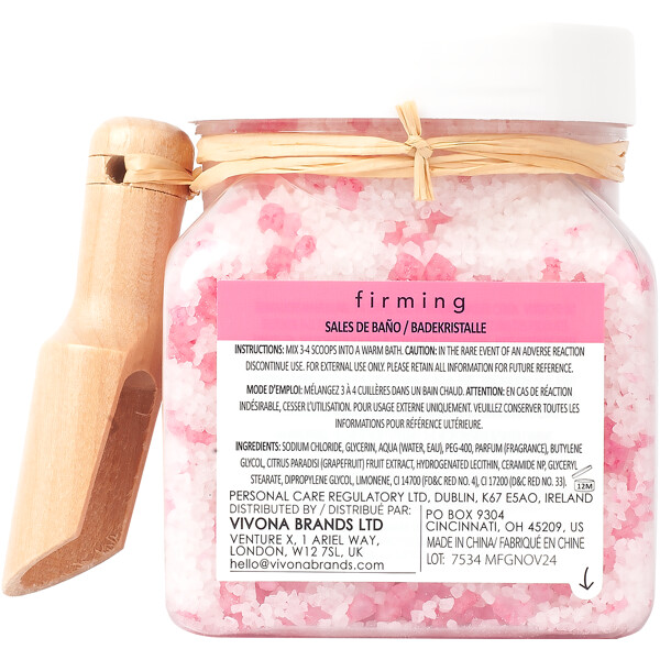 Pink Grapefruit & Sea Salt Bath Crystals (Billede 5 af 5)