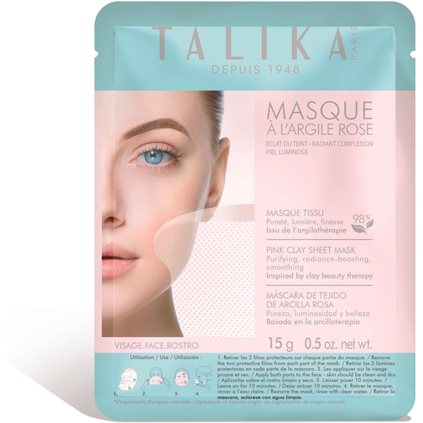 Talika Pink Clay Sheet Mask