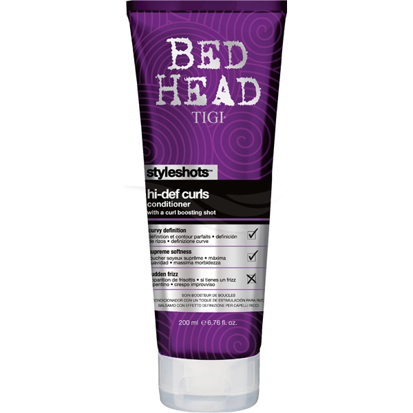 Bed Head Styleshots Hi Def Curls Conditioner TIGI Balsam