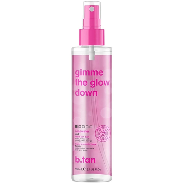 Gimme The Glow Down Facial Tan Mist (Billede 1 af 6)