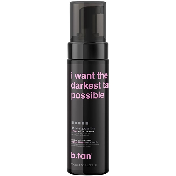 I Want The Darkest Tan Possible Self Tan Mousse (Billede 1 af 5)