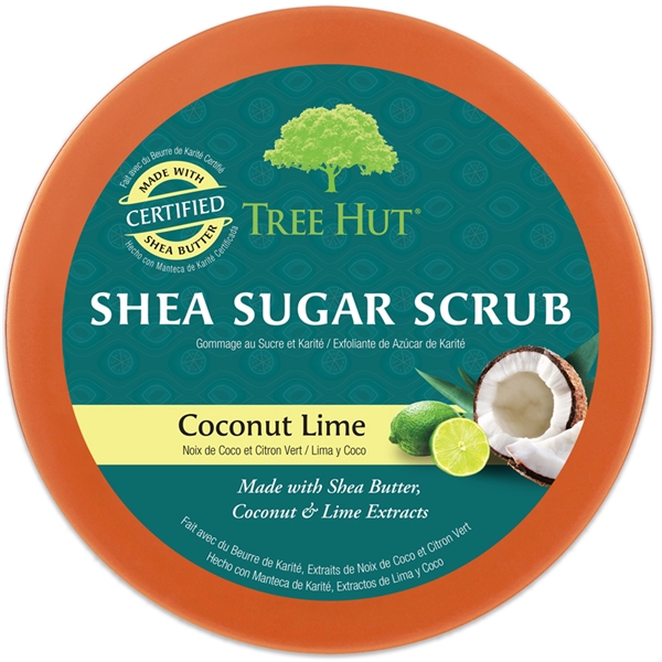 Tree Hut Shea Sugar Scrub Coconut Lime (Billede 2 af 2)