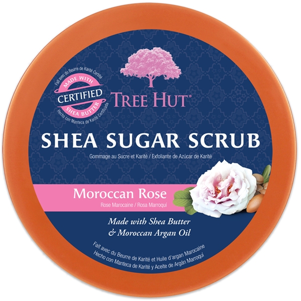 Tree Hut Shea Sugar Scrub Moroccan Rose (Billede 2 af 2)