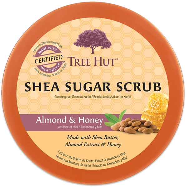 Tree Hut Shea Sugar Scrub Almond & Honey (Billede 2 af 2)