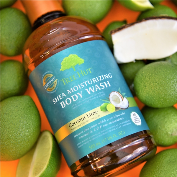 Tree Hut Shea Body Wash Coconut Lime (Billede 2 af 2)