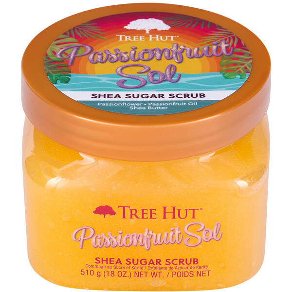 Tree Hut Passionfruit Sol Shea Sugar Scrub (Billede 1 af 7)