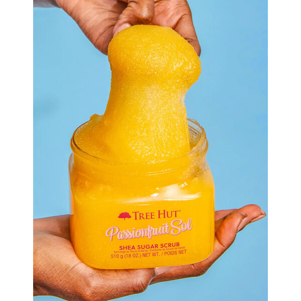 Tree Hut Passionfruit Sol Shea Sugar Scrub (Billede 6 af 7)