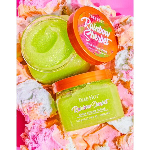 Tree Hut Rainbow Sherbert Shea Sugar Scrub (Billede 3 af 7)