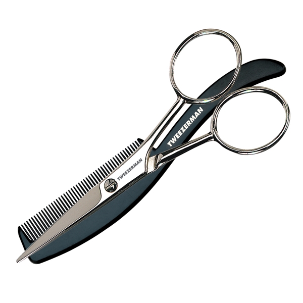Moustache Scissors With Comb Tweezerman Hårfjerning