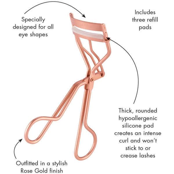 Tweezerman Rose Gold Classic Lash Curler (Billede 2 af 6)