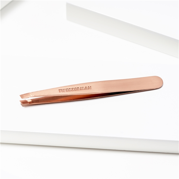 Tweezerman Rose Gold Slant Tweezer (Billede 7 af 8)