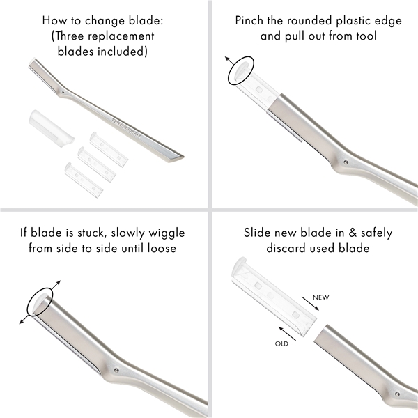 Tweezerman Facial Razor Replacement Blades (Billede 2 af 4)