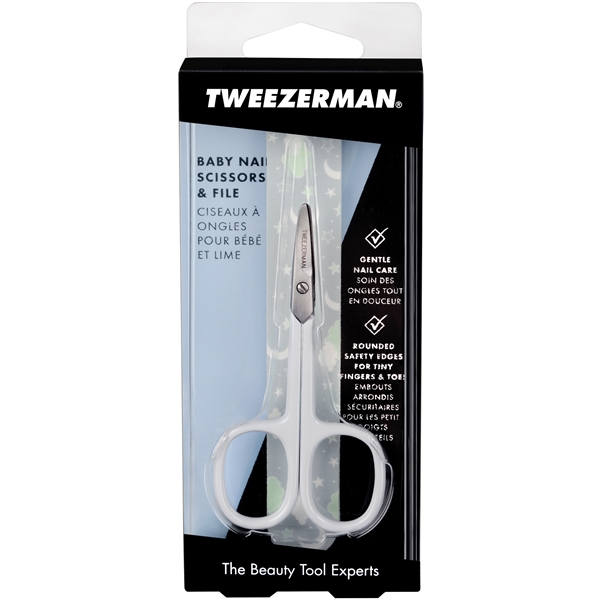 Tweezerman Baby Nail Scissors With File (Billede 1 af 3)