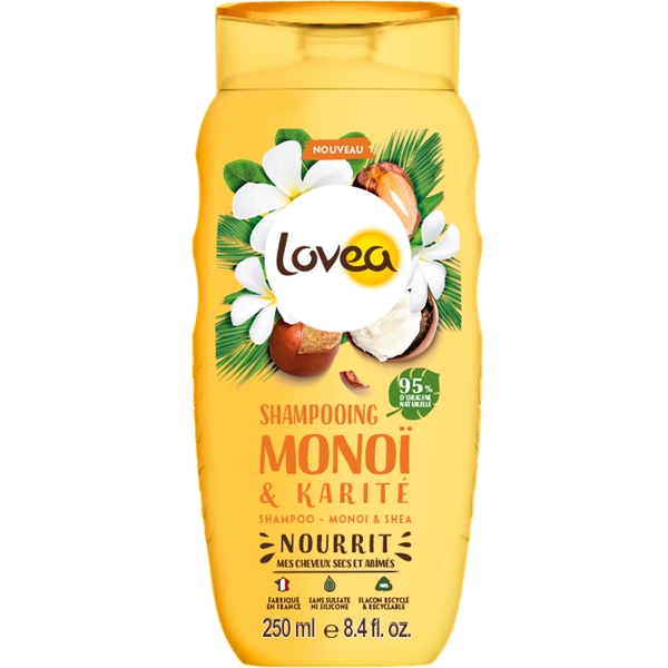 Lovea Monoï & Shea Shampoo - Dry and damaged hair
