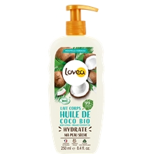 Lovea Organic Coconut Oil Body Lotion - Dry Skin