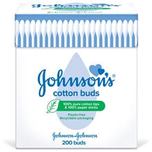 200 st/pakke - Johnson's Cotton Buds