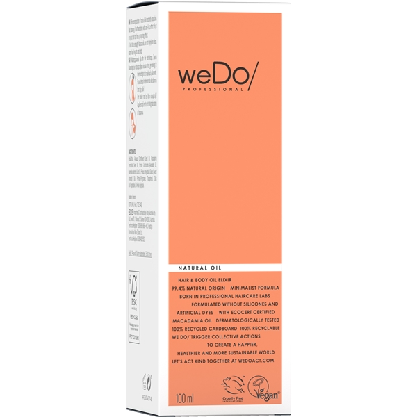 weDo Natural Oil - Hair & Body Oil Elixir (Billede 2 af 5)