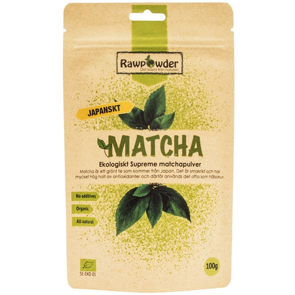 Rawpowder Matcha Te pulver