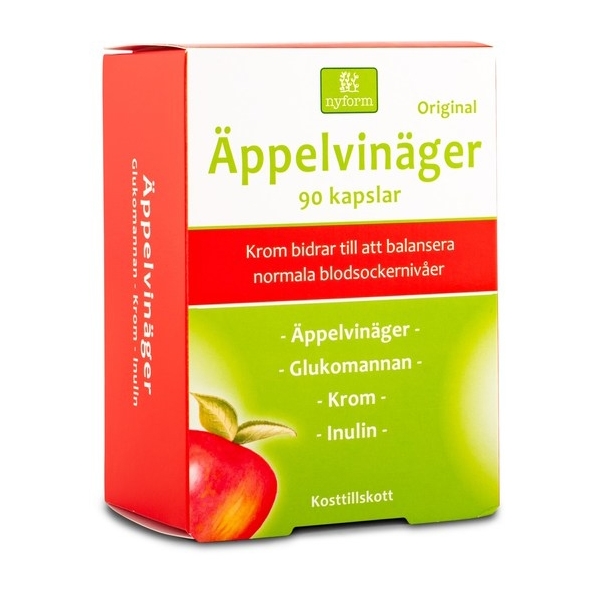 Äppelvinäger + krom